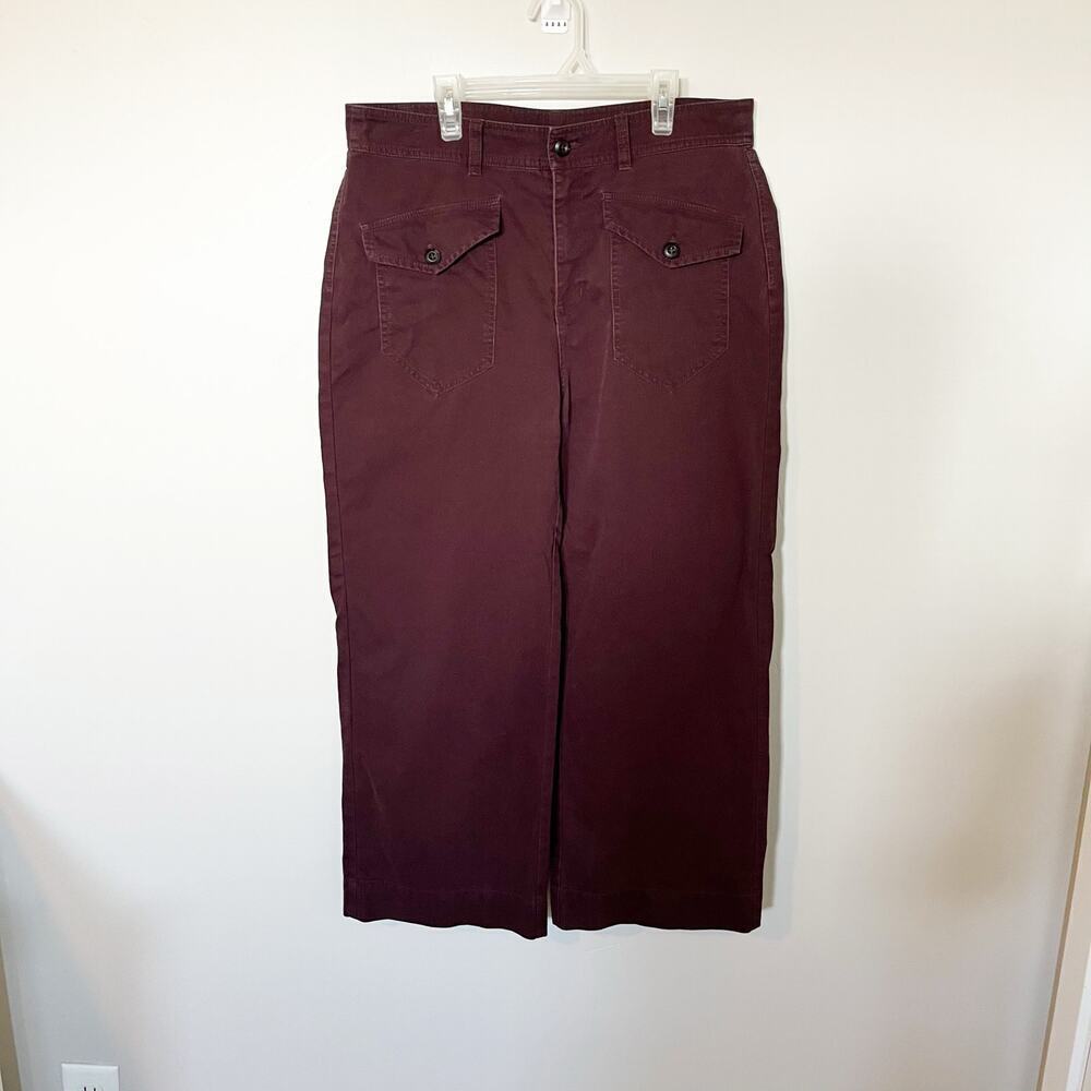 Sundance Legends Today Wide Leg Pants‎ cropped women’s size 12